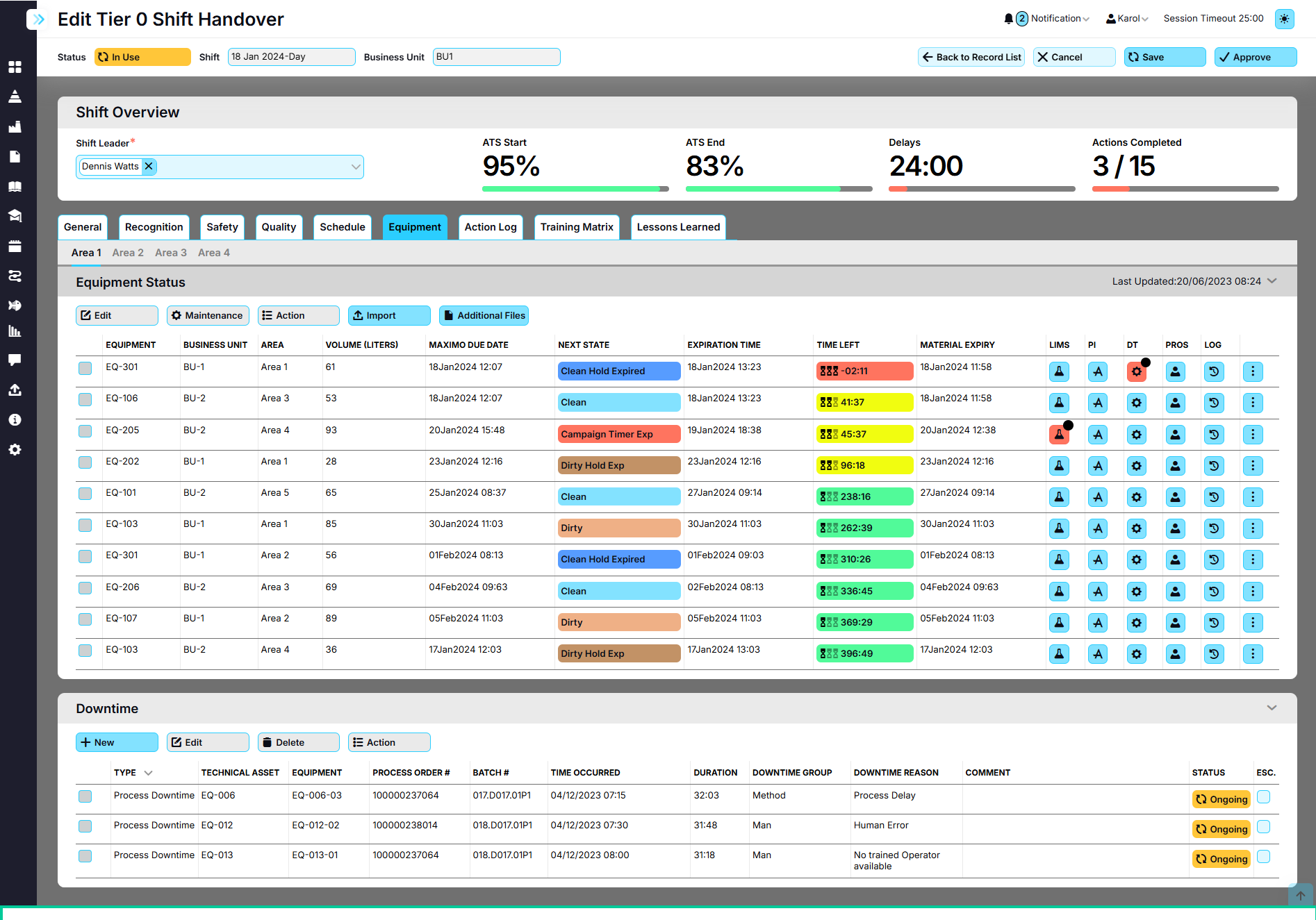 Smarter Maintenance Shift Handover for Teams | EviView