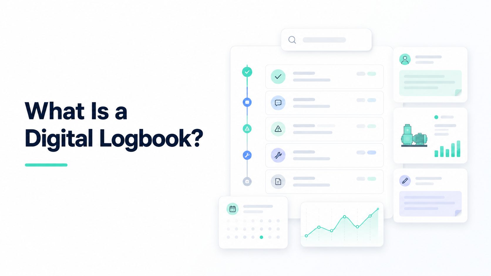 A digital logbook is software that records what happens during operations, with every entry timestamped, attributed to a user, and stored where anyone with permission can find it.