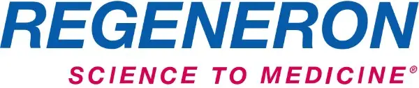Regeneron logo with tagline "SCIENCE TO MEDICINE